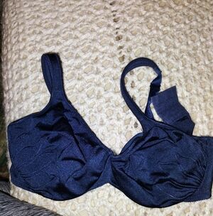 Navy Blue Sports Bra - Racerback Style